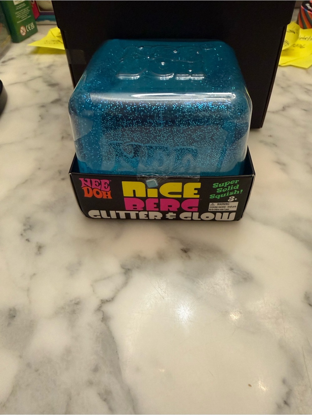 Nice Berg Glitter & Glow Blue Squishy Toy